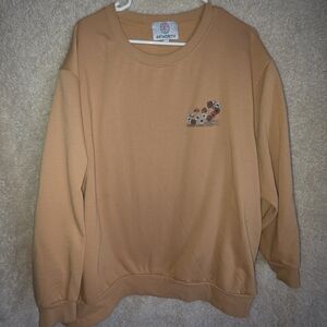 44° North Tan Sweatshirt with Floral Logo